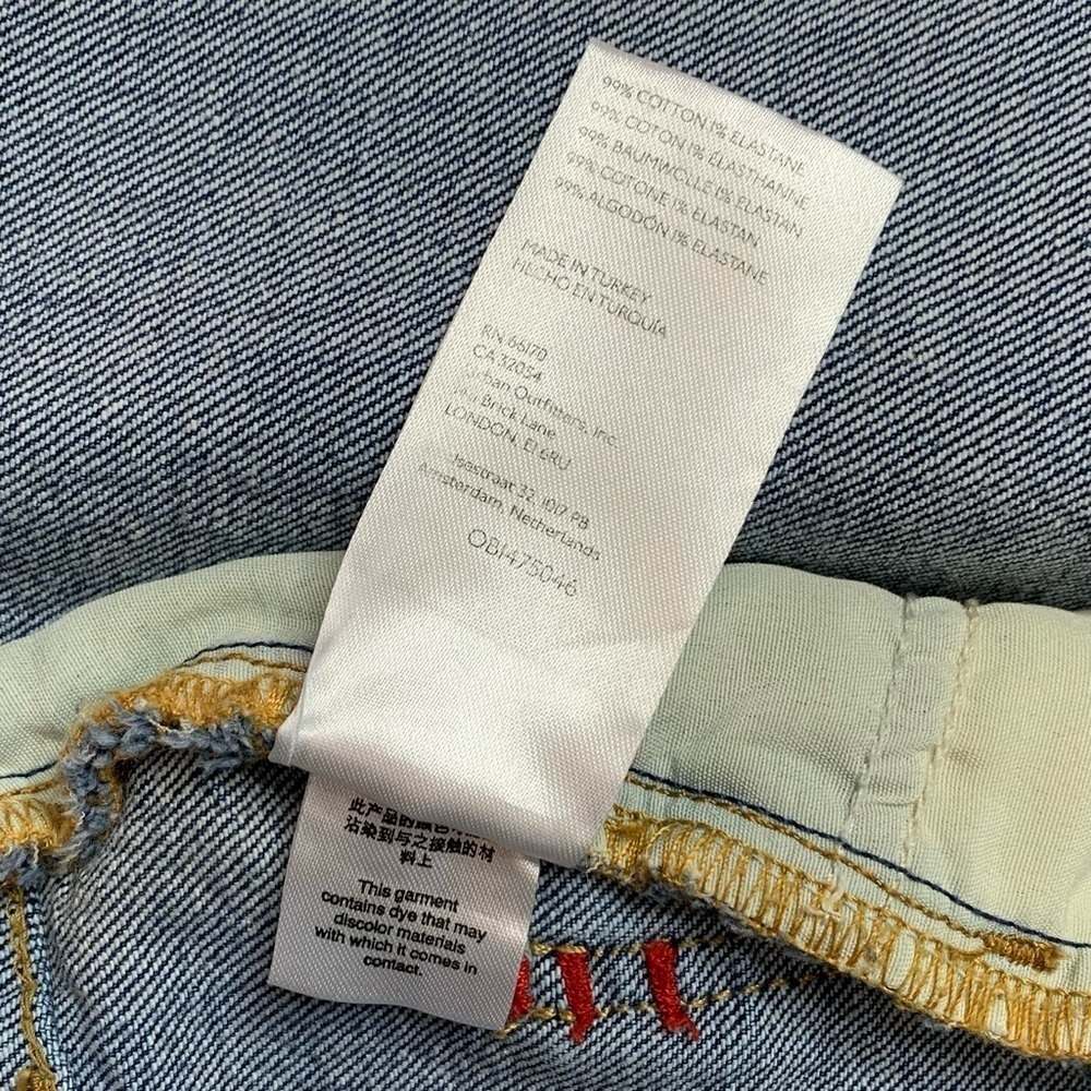 Urban Outfitters BDG High Waisted Comfort Stretch Flare Jean Indigo Size 28 - Picture 13 of 17